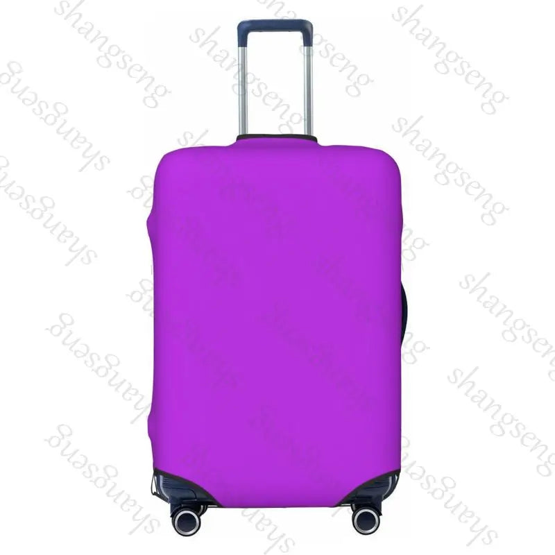 Solid color printing DIY Travel Luggage Cover Elastic Suitcase Trolley Protector dust cover Suitcase Case For 18-32" Luggage