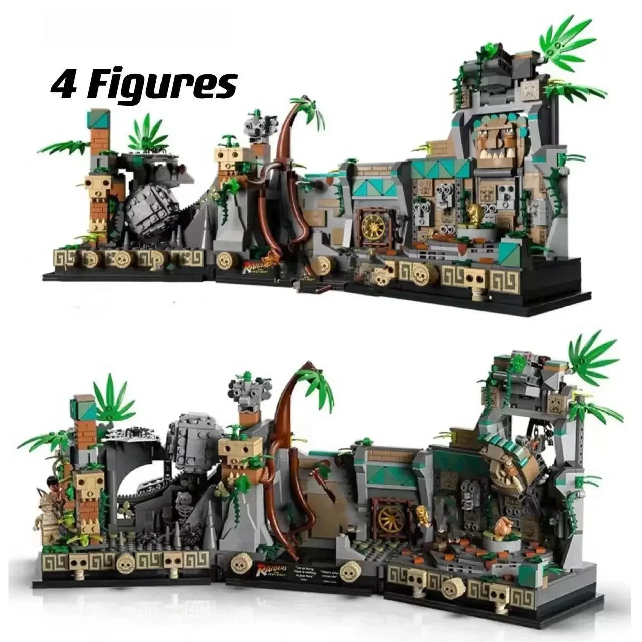 2026 NEW In stock  Indiana Jones Temple of the Classic Building Block Kit Children Educational Toy Birthday Gifts