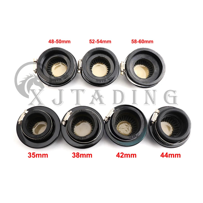 35/38/42/44/50/58mm Air Clearner Filter For 47cc 49cc 2 Stroke Engine Carburetor Carb Mini Moto Kids Quad ATV Dirt Pocket Bike