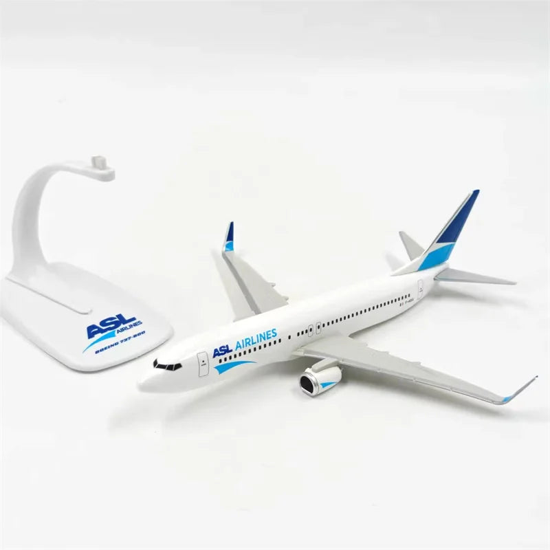 1:200 Scale B737-800 Airways Airlines ABS Plastic ASL Cargo Aircraft Airplane Model Plane Assembly Collection Display Gifts Fans