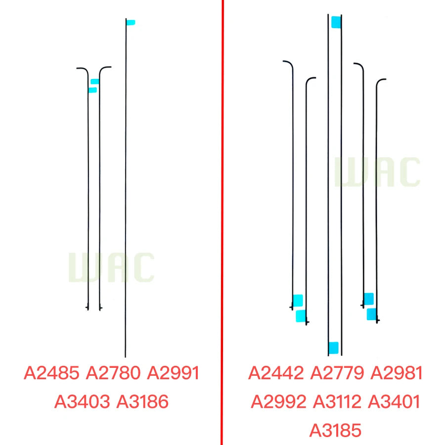 New LCD Screen Adhesive For Macbook Pro Air 13"14" 15" 16"A1706 A1932 A2337 A2681 A2941 A2442 A2485 Strip Sticker Tape 2016-2024
