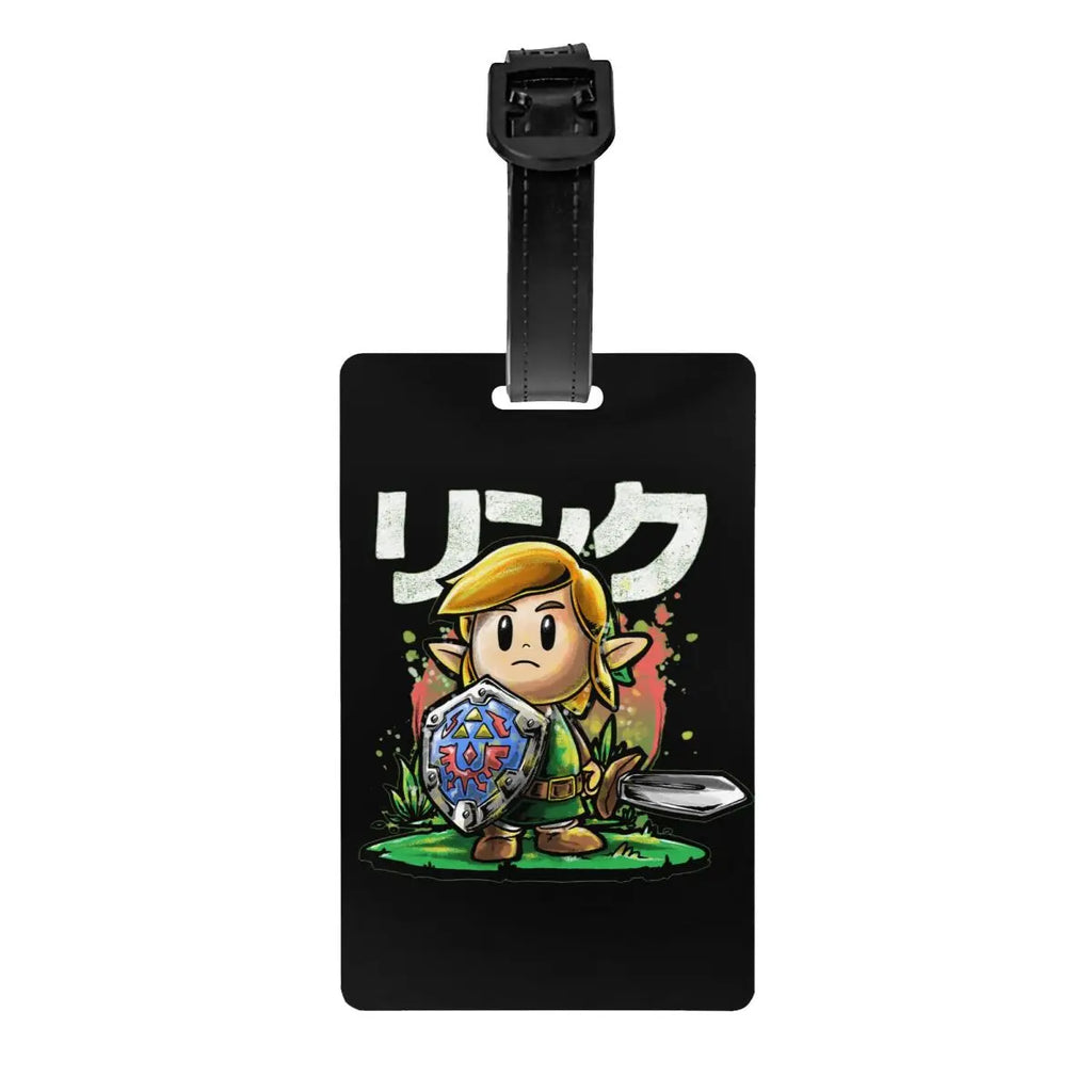 Custom The Legend Of Zeldas Luggage Tag Privacy Protection Anime Game Baggage Tags Travel Bag Labels Suitcase