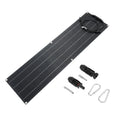 45W 50W 18V ETFE Flexible Monocrystalline Solar Panel Solar Cable Cell Battery System Kit for Marine Camping Boat RV Charging