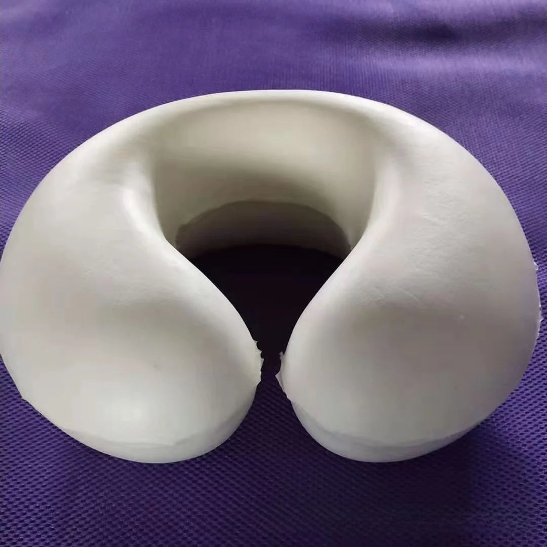 Memory Foam U-aped Ne Pillow Travel Pillow Office Nap Support Stretchable Foldable Children's Plant Floral Patterned Pillow