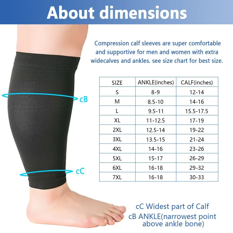 23~32mmHg Men And Women Plus Size S-7XL Varicose Vein Support Socks  Toeless Medical Compression Stockings For Running yoga