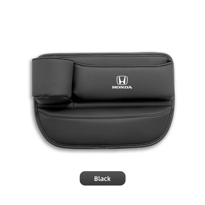 Multifunction Leather Storage Box Car Seat Gap Organizer Cup Holder For Honda Civic Fit Accord City Vezel CR-V S660 Odyssey HR-V