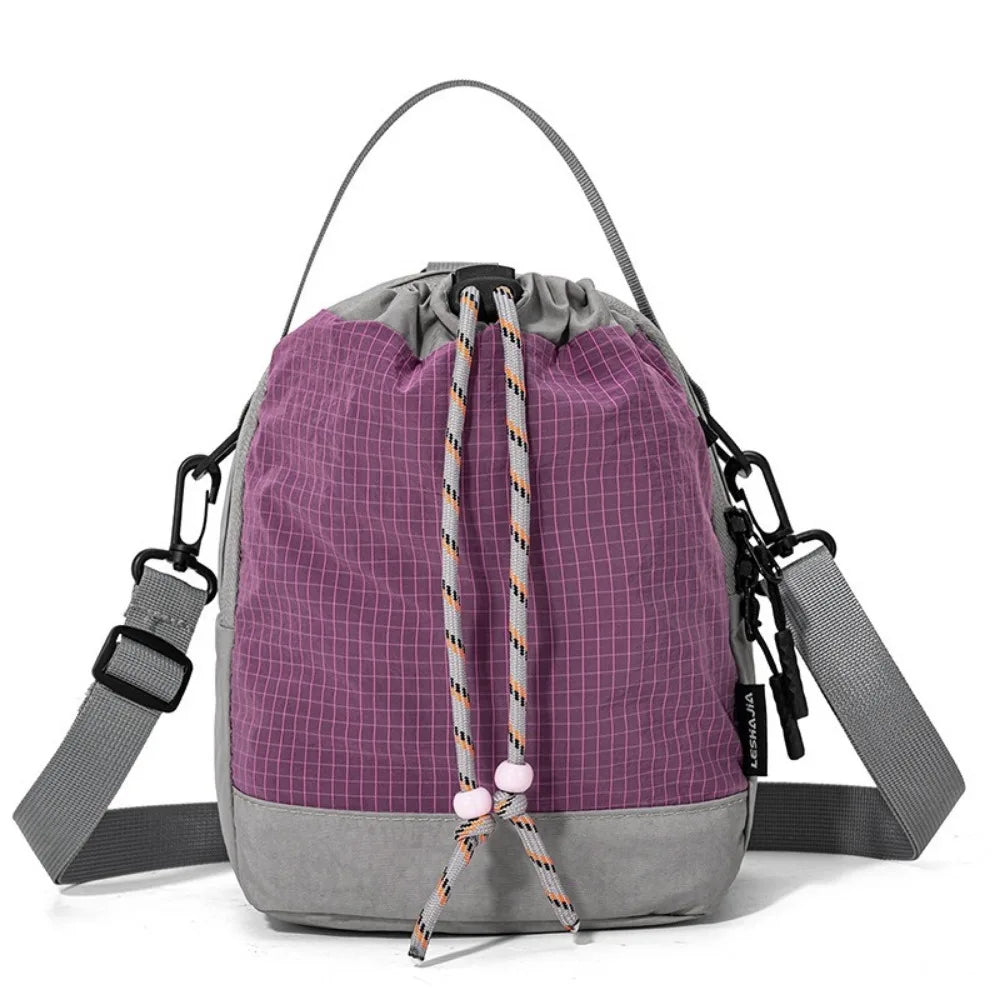 Large Capacity Water Bottle Carrier Bag Waterproof Multi-Functional Mobile Phone Bag Lightweight Korean Style