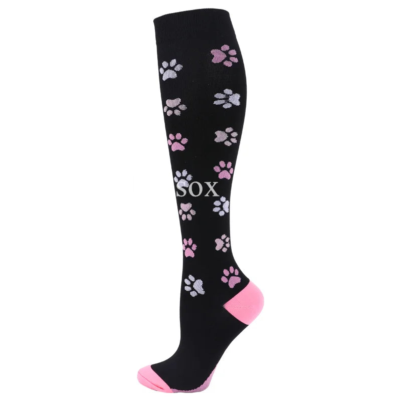 New Compression Socks Panda Cute Animal Socks Men Women Compression Socks For Running, Medical, Edema, Diabetes, Varicose Veins