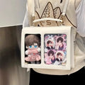 Y2K Cute Sweet Trend Ita Bag Popular Transparent Shoulder Crossbody Bag for Women Japanese High School Ulzzang Student Backpack