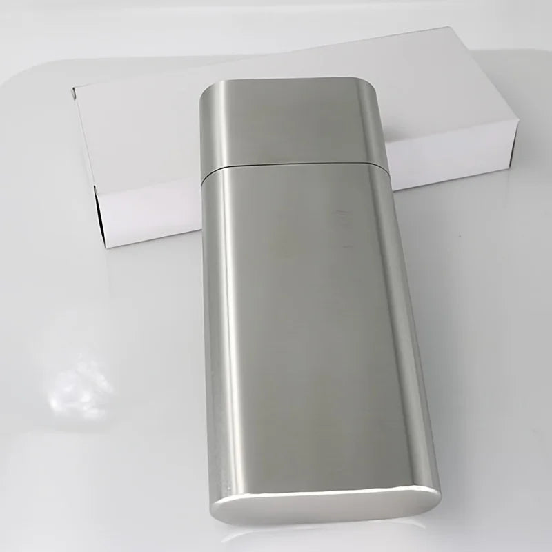 Stainless steel cigar storage tube; moisture-proof tube; three-piece portable cigar pouch; cigar tube; portable metal storage tu