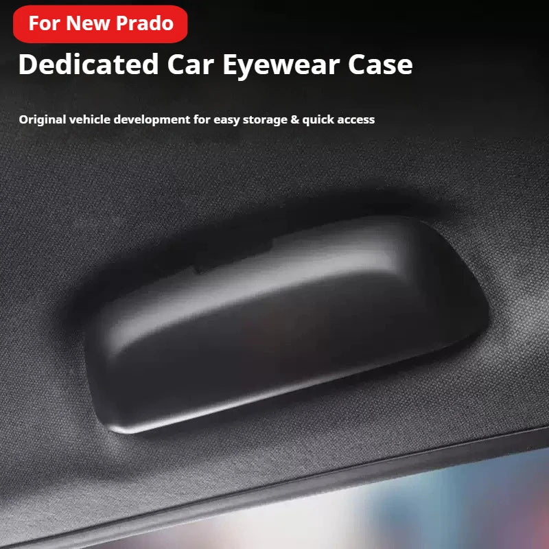 For Toyota Land Cruiser 250 LC250 Prado 24 Car Glasses Case Sun Mirror Holder Storage Box Roof Storage Modification Accessories