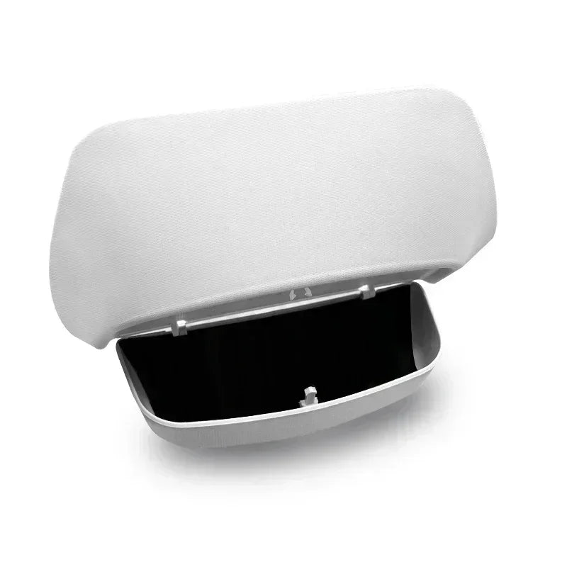 For Tesla Model Y/3/3+ Car Roof Glasses Box Sunglasses Storage Box Sun Visor Clip Card Storage Car Modification Accessories