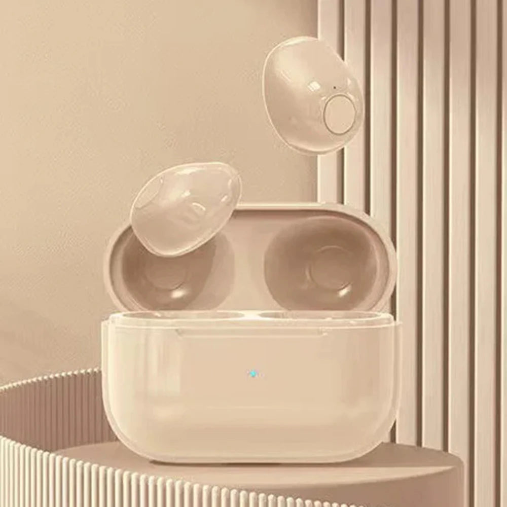 Mini Wireless Earbuds Noise Canceling Waterproof Wireless Bluetooth 5.2 Headphones  with Noise Cancelling Mic Charging Case