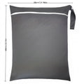 1pc Waterproof Travel Laundry Bag Wet Dry Organizer Pouch with Zipper Hanging Strap Portable Storage Bag