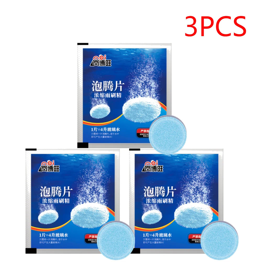 20-1PCS Concentrated Tablets Detergent Car Windscreen Wiper Solid Effervescent Tablets Cleaning Windshield Window Glass Cleaner