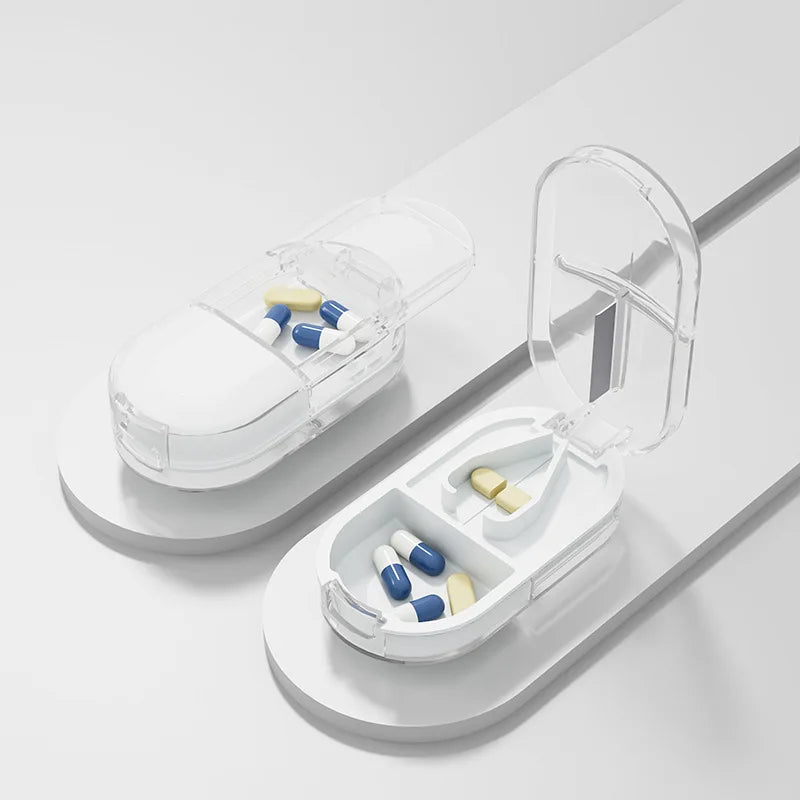 Travel Portable Mini Medicine Pills Boxes Drug Bins Pills Dispenser Pill Storage Box Tablet Pillbox Case Container Organization