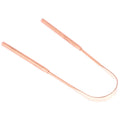 1Pc Copper Tongue Scraper Cleaner Scraper  Toothbrush Dental Oral Care Hygiene Health Care Tool For Men Women