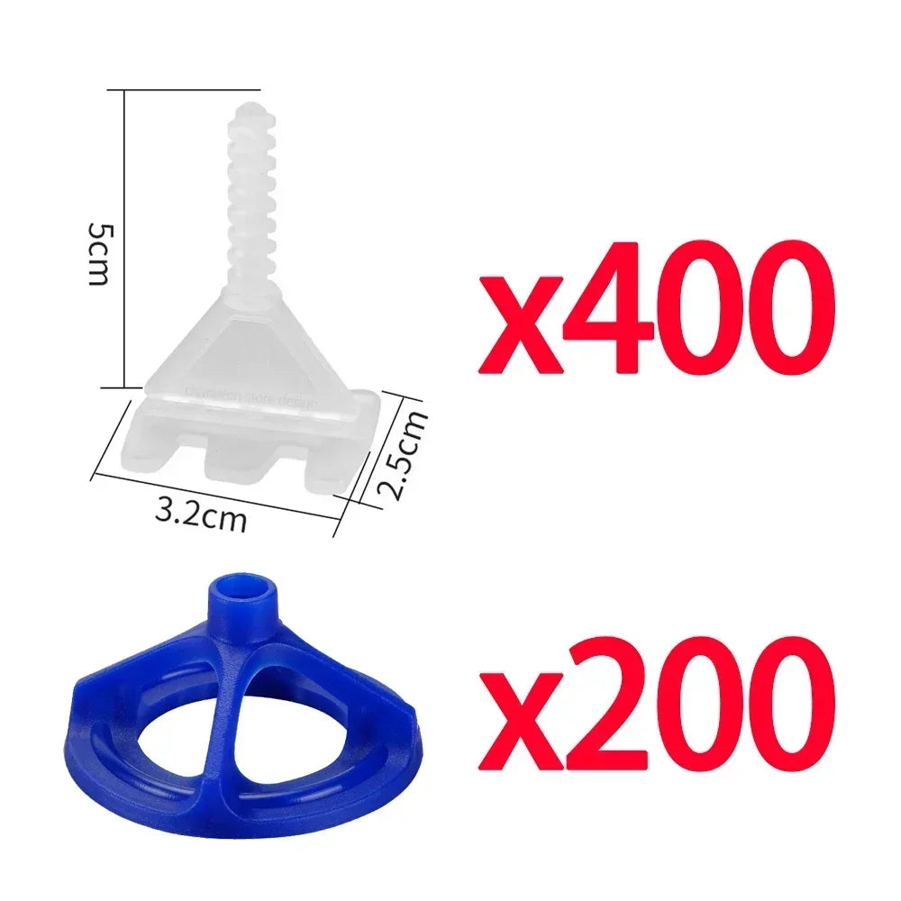 Spiral Tile Leveling System Clips Spacers Straps Wadge for Tile Laying Wall Floor Ceramic Fixing Construction Tools Building