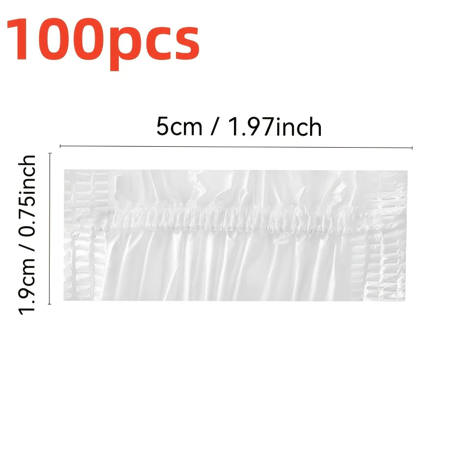 YITAPE 50/100PCS Disposable Suitcase Wheel Covers Waterproof Dustproof Luggage Wheel Protector for Travel Business Trip Storage