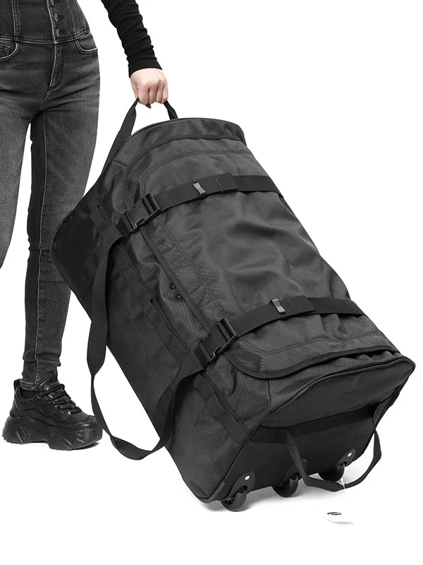Outdoor Foldable Camping Travel Bag Moving Storage Bag Large Space Tugboat Bag Convenient for Self-Driving Tour And Relocation