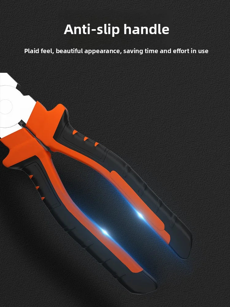 Large Opening Sharp Multifunction Tool for Cutting Twisting Gripping Metal Wires Heavy Duty Industrial Tool Wire Pliers