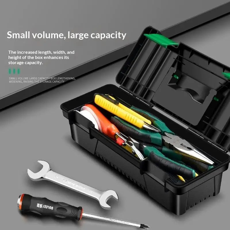 (BF06)10Inch Plastic Tool Box Storage Case For Carpentry Electrical Repairs Tool Handheld Toolbox Storage Box Plastic Toolbox