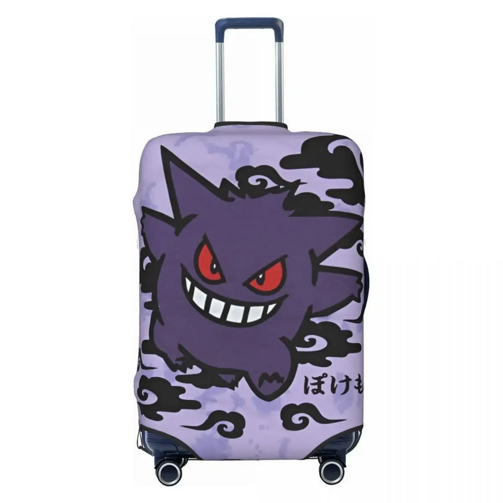 Premium Travel Luggage Cover P-Pikachizer Print Universal 18-32 Inch Elastic Dustproof Anti-Scratch Washable Protector