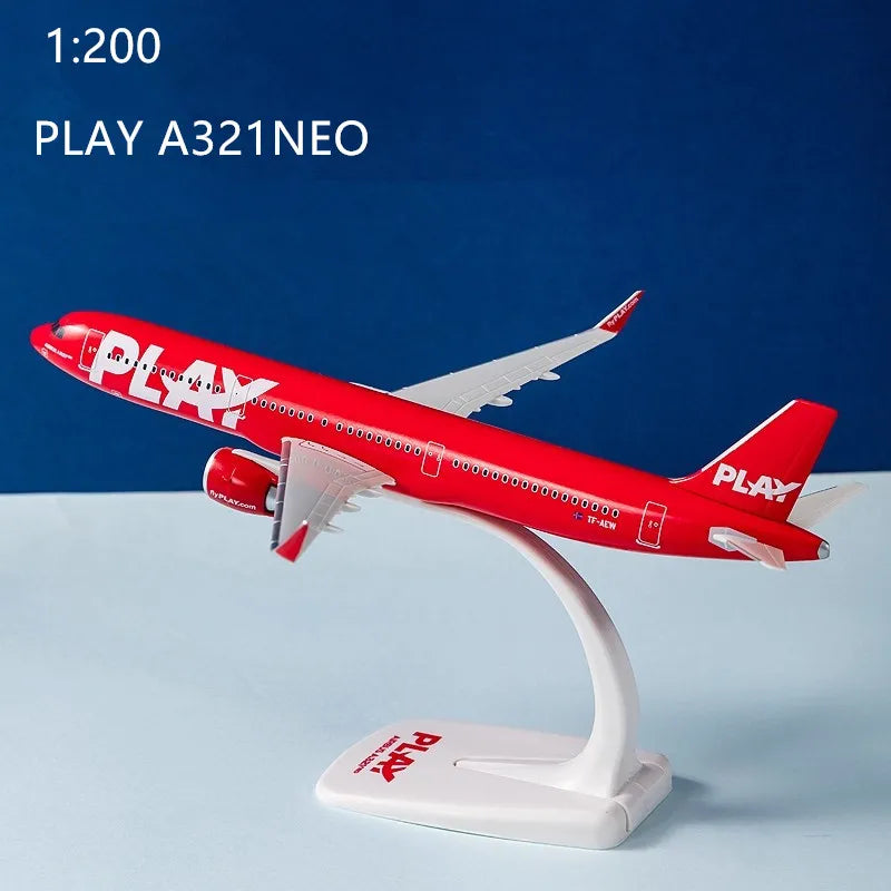 1:200 Model Marabu/Play/Vueling/A320neo Austrian/ LOT B737 MAX8 Polish Air Airline Aircraft Assembly Plane Airplanes Collection