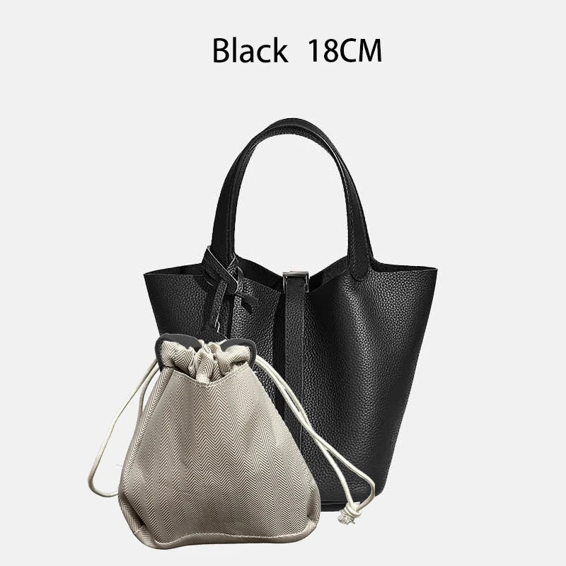 MENDY Women Bags Handbags Bucket Bag 18/22 Big Small Fashion Tote Bag Genuine Leather Luxury Quality Designers Lady Hand Bags
