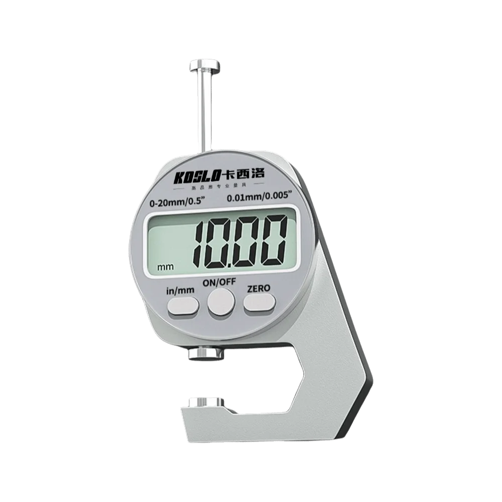 High Precision Digital Thickness Gauge Digital Display Accuracy Thickness Meter Wide Measuring Surface Portable