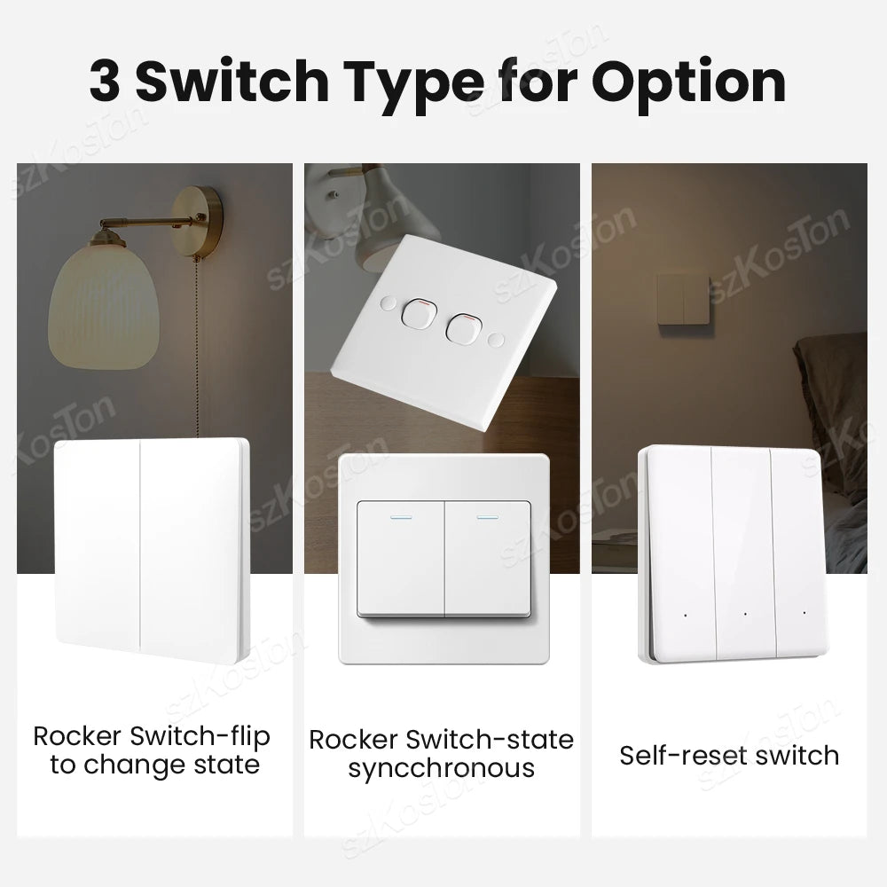 Tuya Smart Zigbee Mini Light DIY Switch Module 2 Way Control Smart Home Relay Breaker Works With Alexa Google Home 1/2/3 Gang
