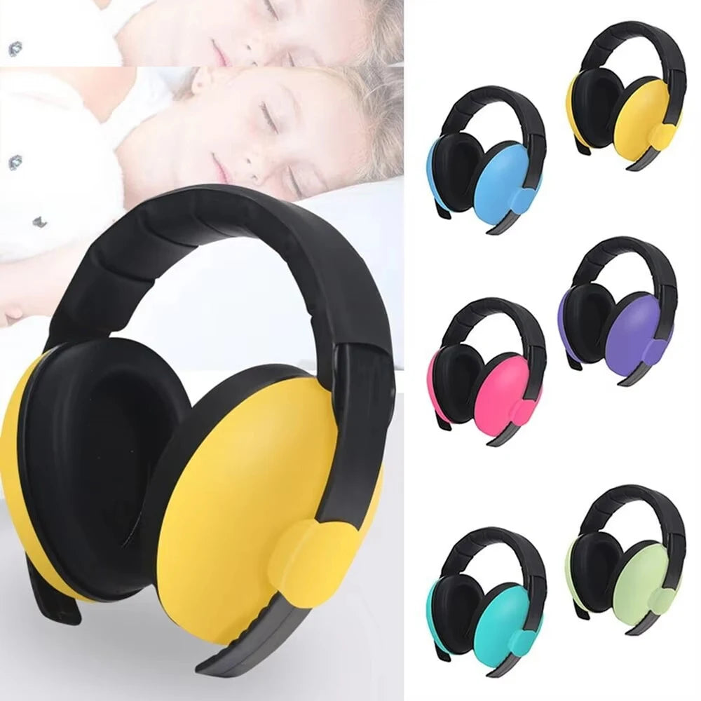 Anti Noise Baby Headphones Children Sleep Ear Stretcher Baby Ears Protection Children Earmuffs Sleeping Earplugs Child Earmuff