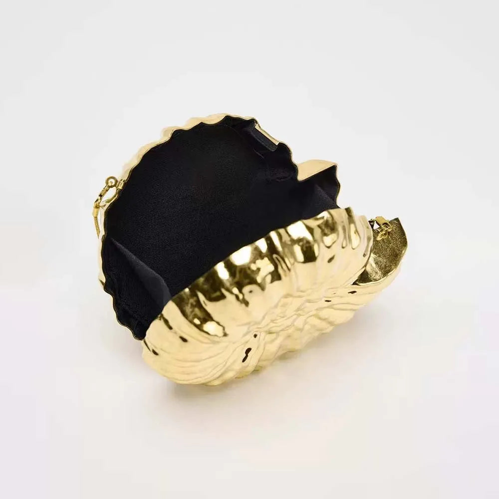 Snail bag iron box clutch bag fashion personality celebrity dinner
