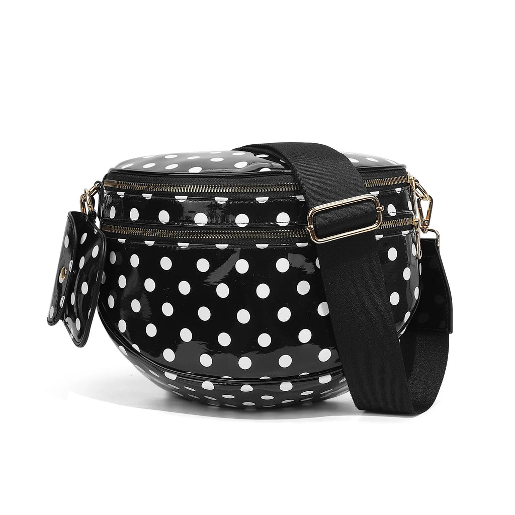 New checkered crossbody bag, shoulder bag, large-capacity shell bag