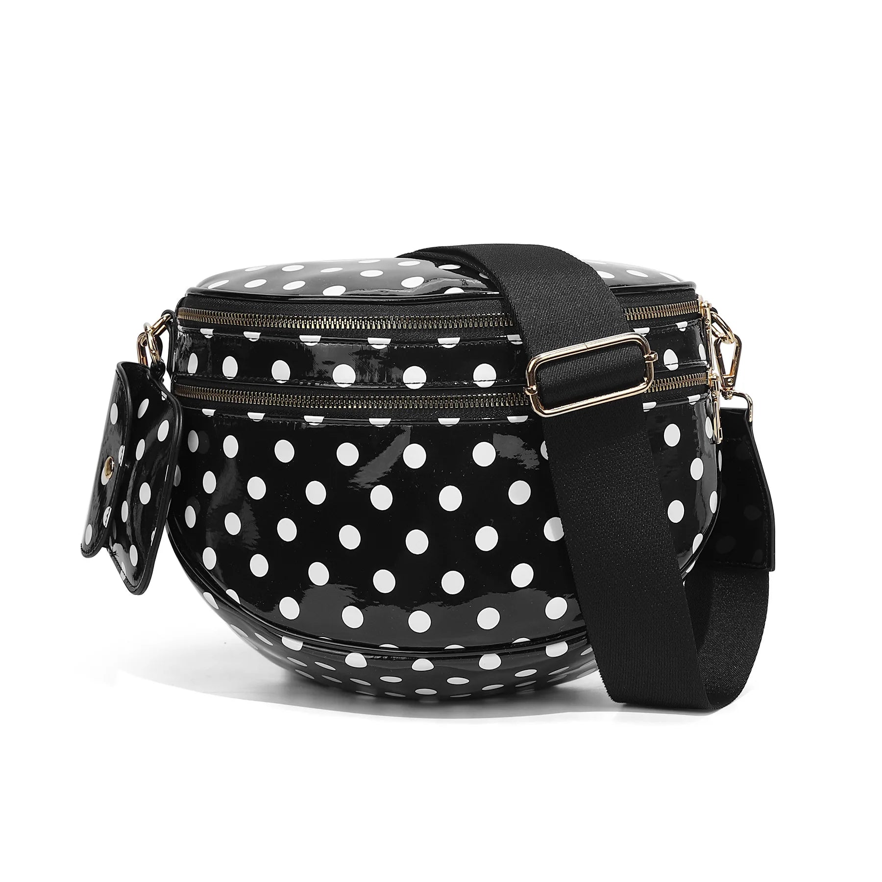 New checkered crossbody bag, shoulder bag, large-capacity shell bag