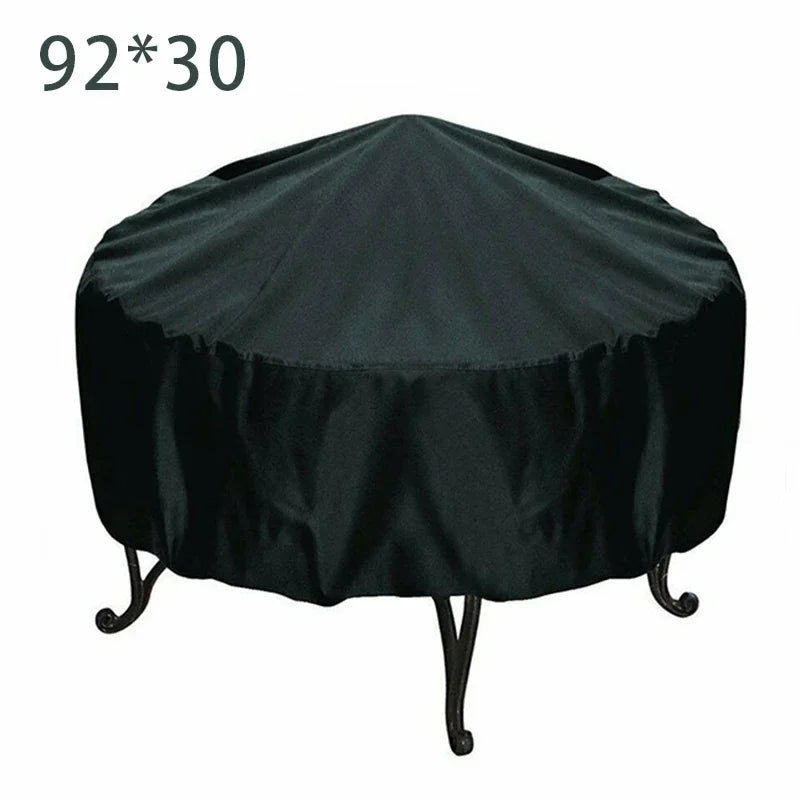 Waterproof Dome BBQ Cover for Weber Charcoal Kettle & Char-Broil Grill, Heavy Duty Outdoor Smoker Cover with Drawstring