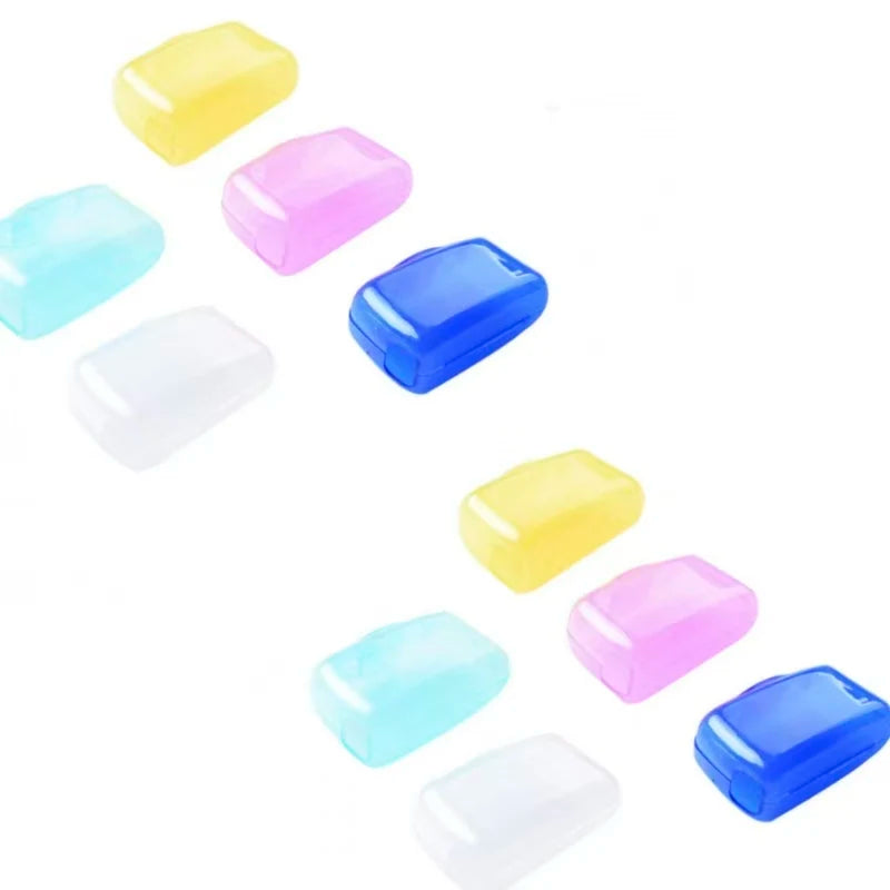 5/10PCS Cover Travel Hike  Camping Portable Toothbrush Case Cap Brush Protect Dust Cover Mixed Colors Plastic Toothbrush Head
