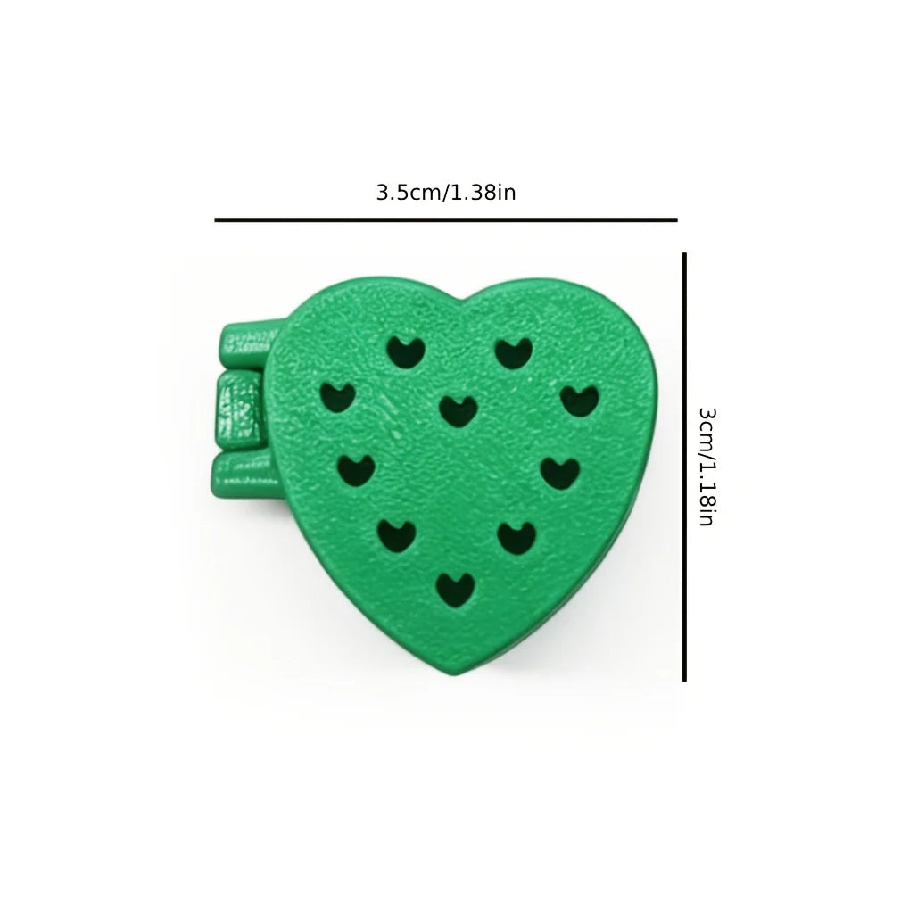 5pcs heart-Shaped Breathable Electric Toothbrush Head Protector, Travel Storage Case, Dust Cover, Lightweight