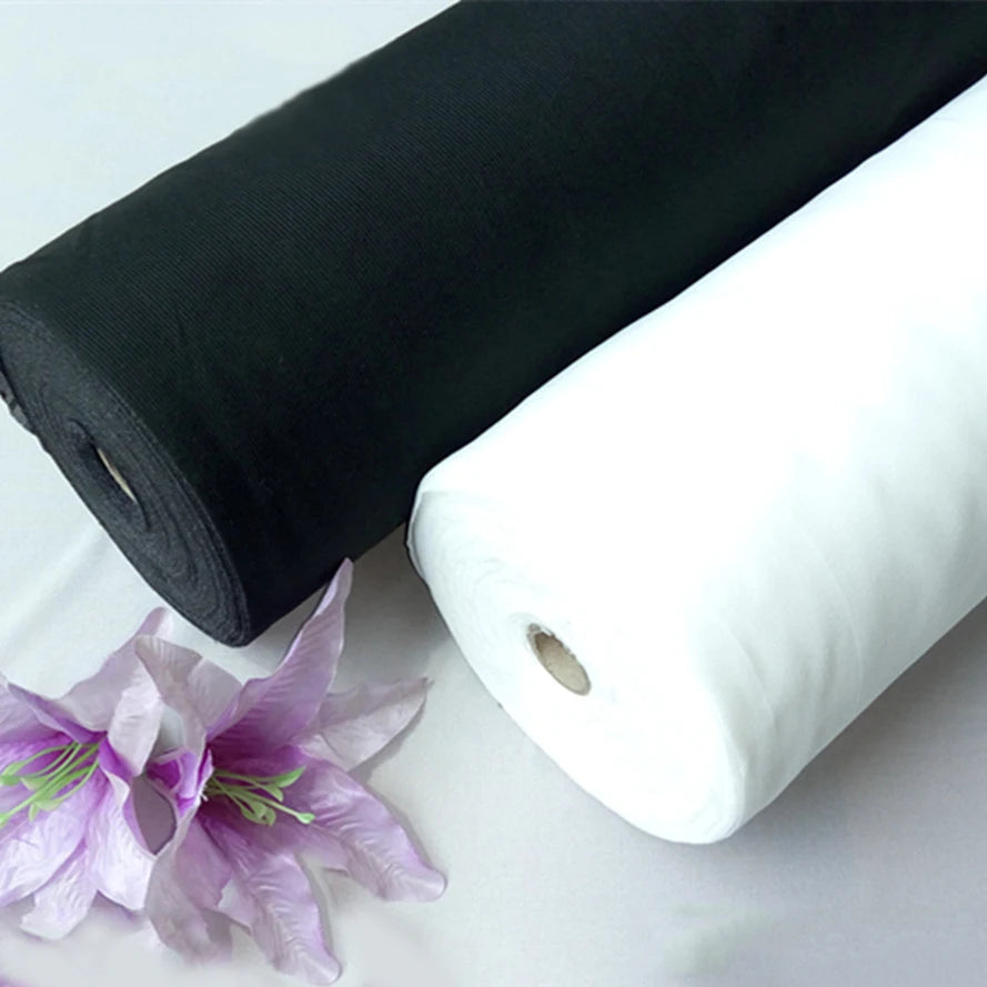 5 meters/lot (5.4 yards)*1meter(1.09yard) Lightweight Non-Woven Fusible Interlining Fabric Apparel Sewing DIY Accessory 30g/m