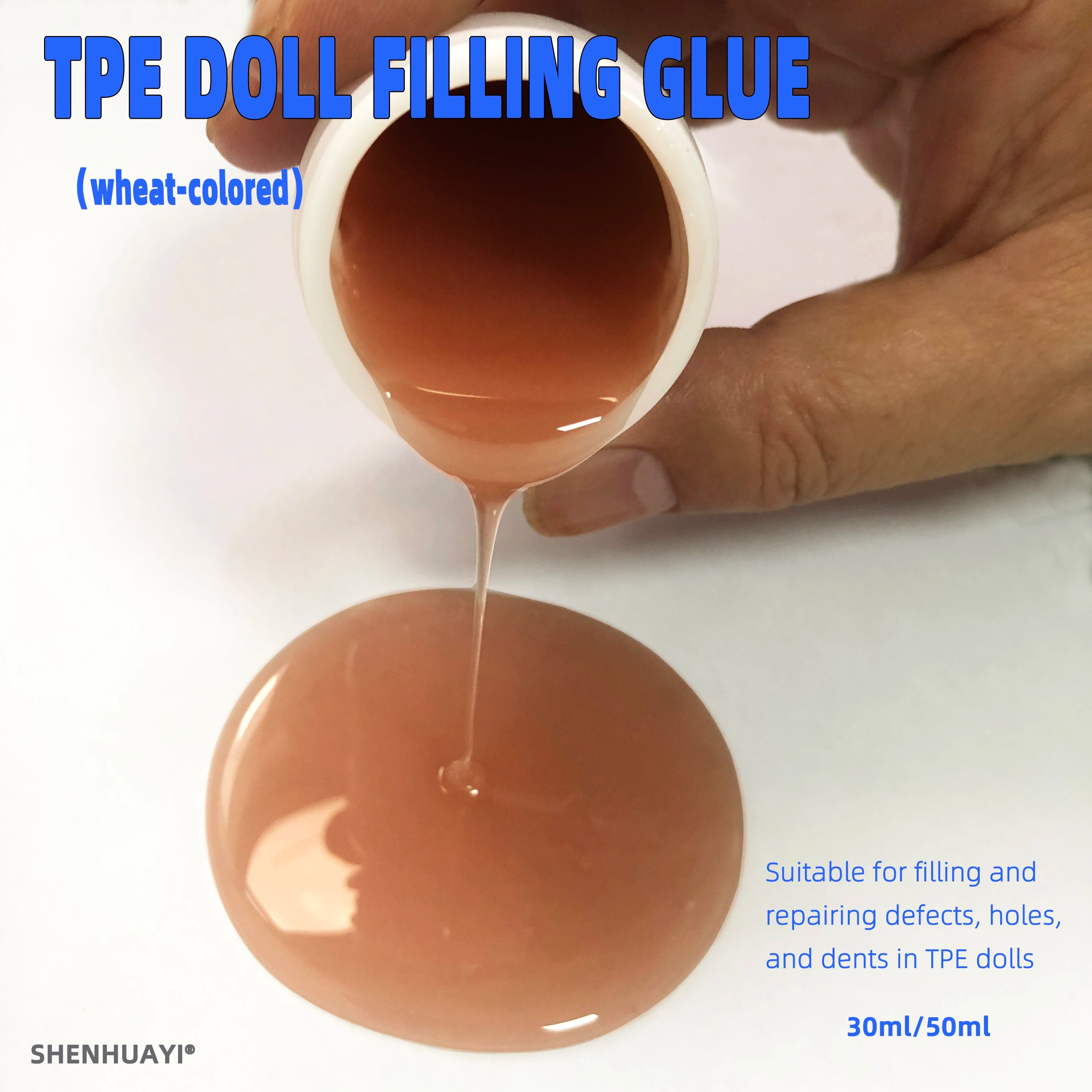TPE Doll Filling Glue Wheat TPE Material Hole Filling
