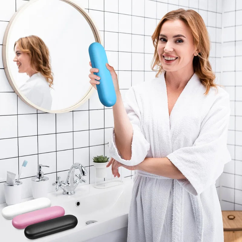 New 2PC Electric Toothbrush Travel Box Compatible with Oralb Io Portable Dustproof Toothbrush Box Toothbrush Travel Containers