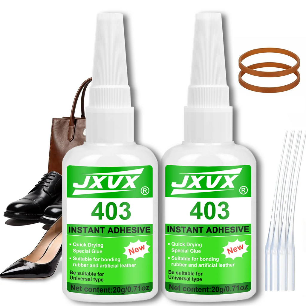 Shoe glue, sole repair, heavy-duty superglue, multipurpose instant cyanoacrylate adhesive, hose, quick-drying and waterproof, for leather shoes, sneakers, heels, and bags.