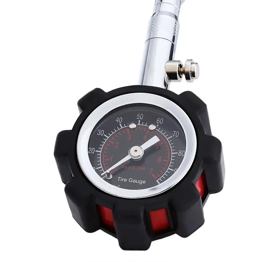 High Accuracy Tire Pressure Gauge Tyre Gauge Black 100 psi for Accurate Car Air Pressure for Car Truck and Motorcycle