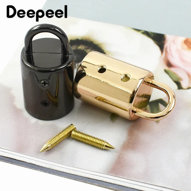 5/10/20Pcs 14mm Bag Metal Buckles Handbag Strap Tassel Cap Clasp Hook Connector Hanger Rope Cord Lock DIY Hardware Accessories