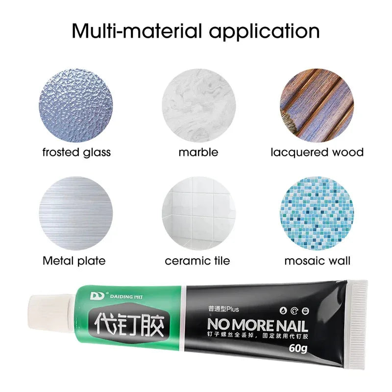 All-purpose Sealant Glue Quick Drying Ultra-Strong Fix Sealer Nail-free Adhesive Glass Tile Metal Ceramic Universal Bonding