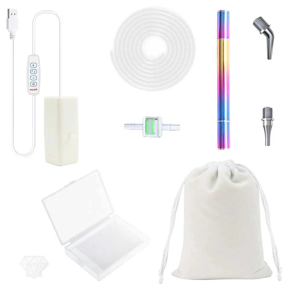 Electric Vacuum Diamond Painting Pen Kits USB Powered Diamond Painting Suction Device for 5D Diamond Painting Tool