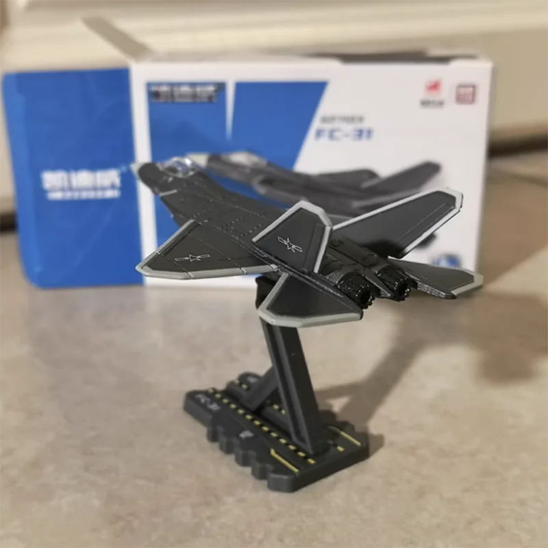 1: 150 Scale J-31 Fighter FC-31 Aircraft Finished Simulation Miniature Model Hobby Collection Ornament Gift Toy ﻿