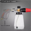 Foam Cannon Gun Car Wash Soap Lance Sprayer High Pressure Washer Bottle Large-mouth Nozzle Pot Car Wash Machinewith Handheld