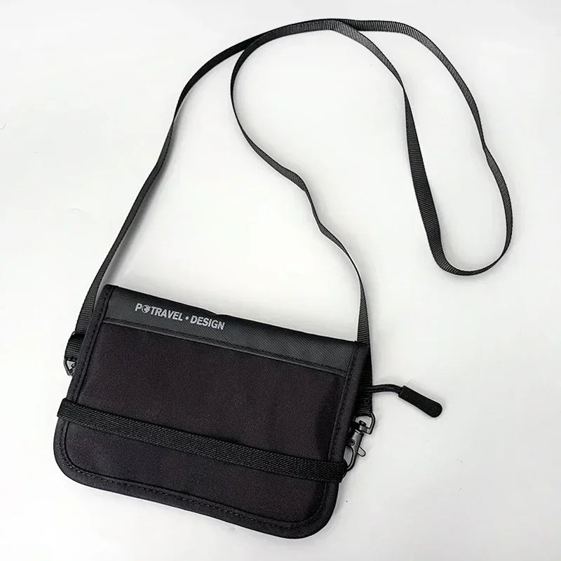 Waterproof Passport Holder Travel Wallet Multifunctional Small Credit Card Wallet Storage Bag Portable Document Storage Bag