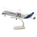 1Pc White Whale Transport Aircraft A300-600 Beluga Airlines Model Aircraft Transport Beluga Alloy Casting Airplane Toy Model#